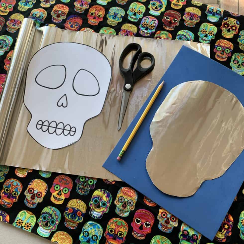 Day of the Dead Tin Skulls • Our Crafty World